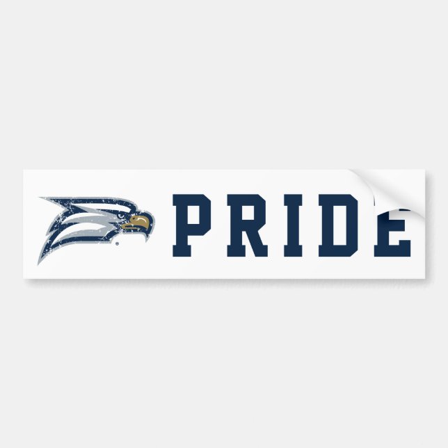 Georgia Southern University Distressed Bumper Sticker (Front)