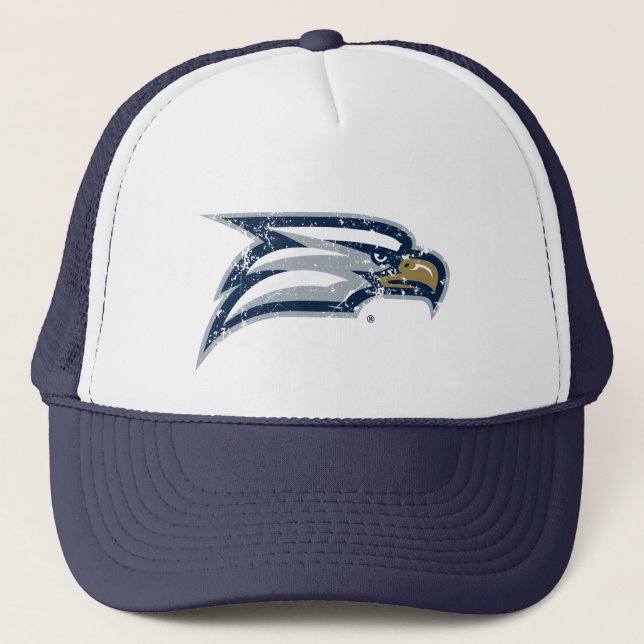 Georgia Southern University Distressed Trucker Hat (Front)
