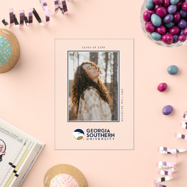 Georgia Southern University Graduation Eagle Acrylic Invitations (Insitu (Celebration))