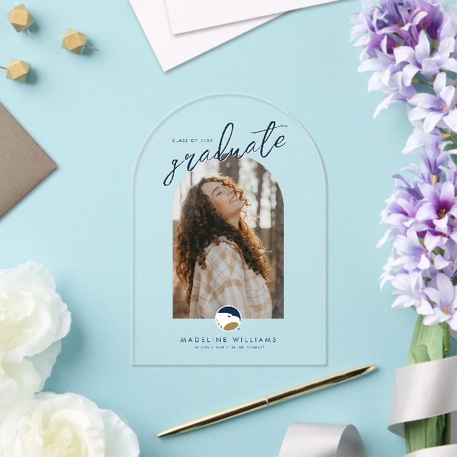 Georgia Southern University Graduation Eagle Acrylic Invitations (Insitu (Wedding))