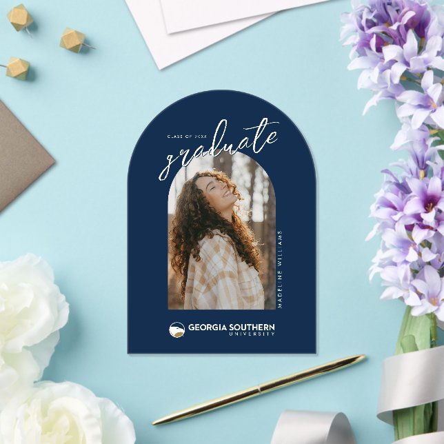 Georgia Southern University Graduation Eagle Acrylic Invitations (Insitu (Wedding))