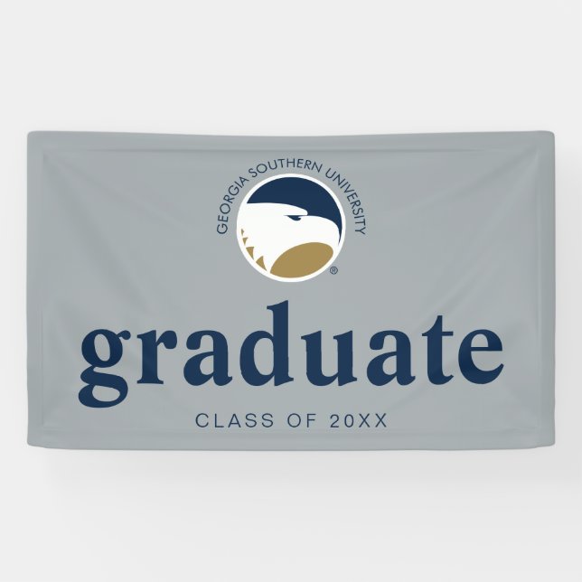 Georgia Southern University Graduation Eagle Banner (Horizontal)