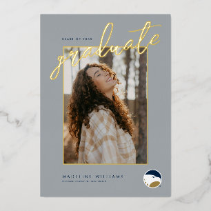 Georgia Southern University Graduation Eagle Foil Invitation