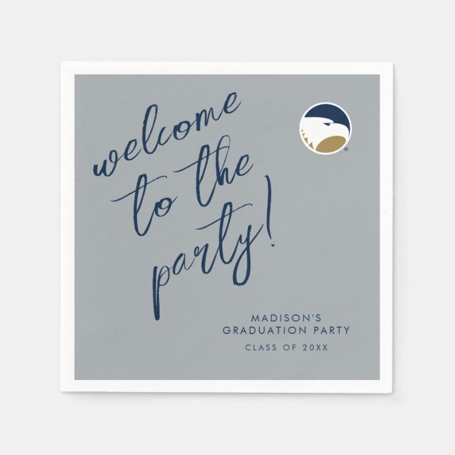 Georgia Southern University Graduation Eagle Napkins (Front)