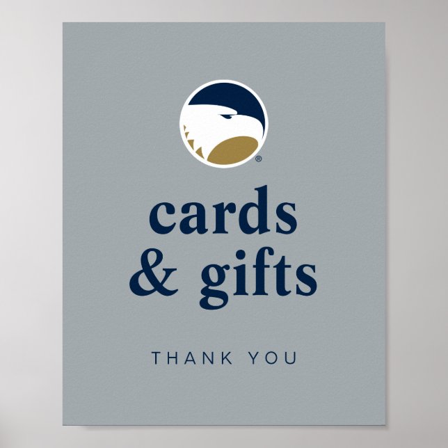 Georgia Southern University Graduation Eagle Poster (Front)