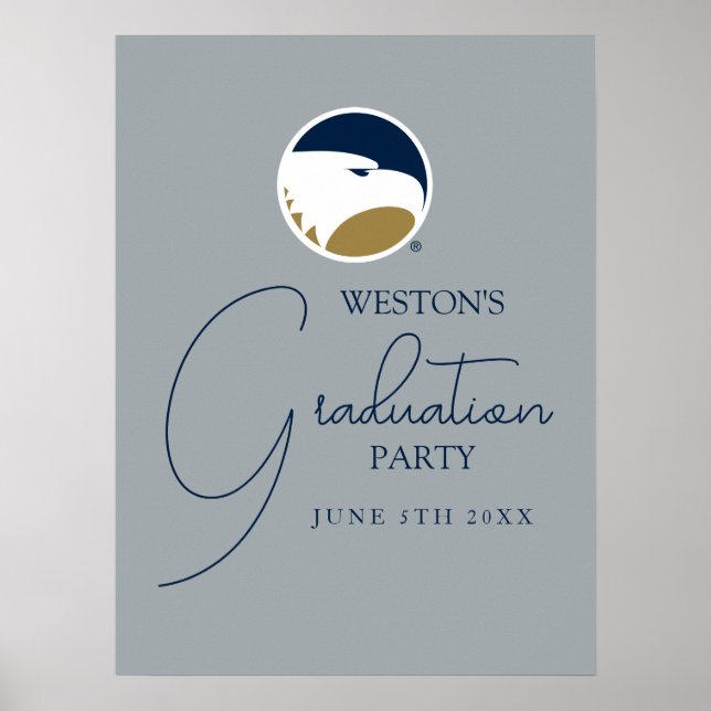 Georgia Southern University Graduation Eagle Poster (Front)