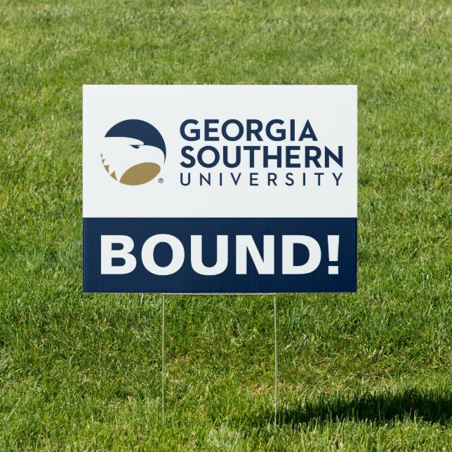 Georgia Southern University Graduation Eagle Sign (Insitu)