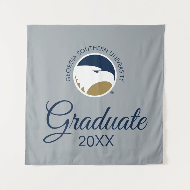 Georgia Southern University Graduation Eagle Tapestry (Front)