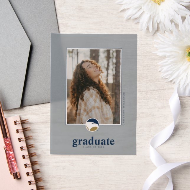 Georgia Southern University Graduation Eagle Vellum Invitations (Wedding)