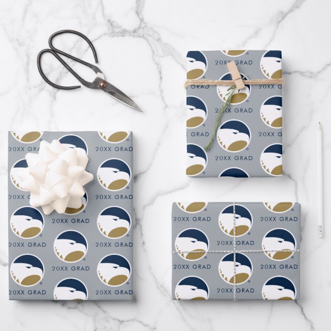 Georgia Southern University Graduation Eagle Wrapping Paper Sheets (Front)
