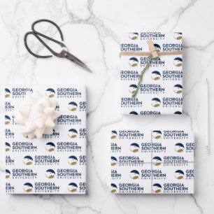 Georgia Southern University Graduation Eagle Wrapping Paper Sheets