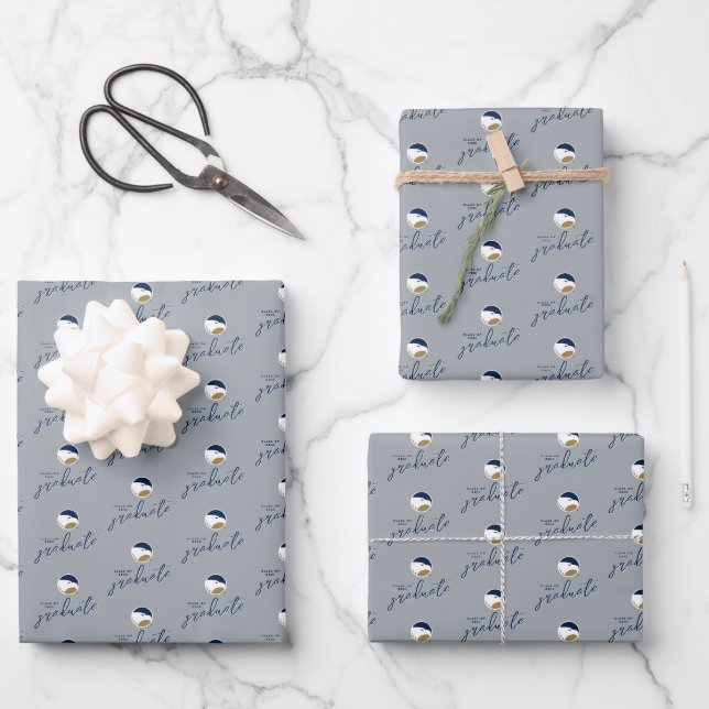 Georgia Southern University Graduation Eagle Wrapping Paper Sheets (Front)