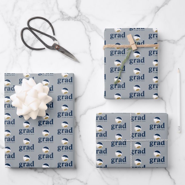 Georgia Southern University Graduation Eagle Wrapping Paper Sheets (Front)