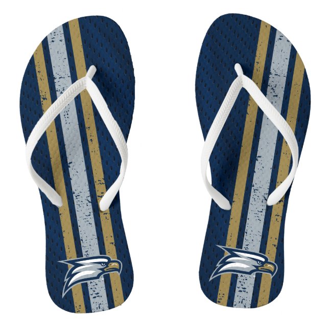 Georgia Southern University Jersey Flip Flops (Footbed)