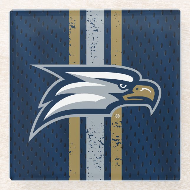 Georgia Southern University Jersey Glass Coaster (Front)