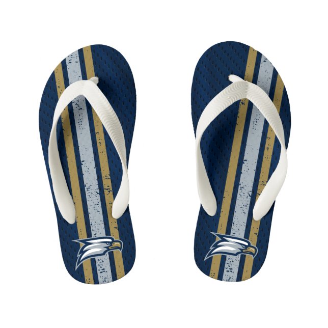 Georgia Southern University Jersey Kid's Flip Flops (Footbed)