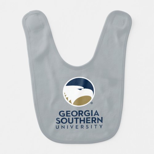 Georgia Southern University Logo  Text Baby Bib