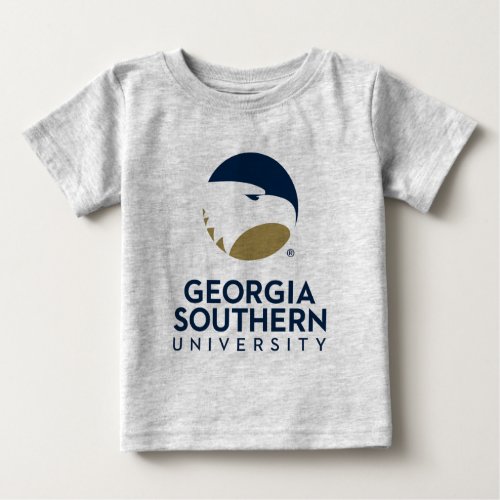 Georgia Southern University Logo  Text Baby T_Shirt