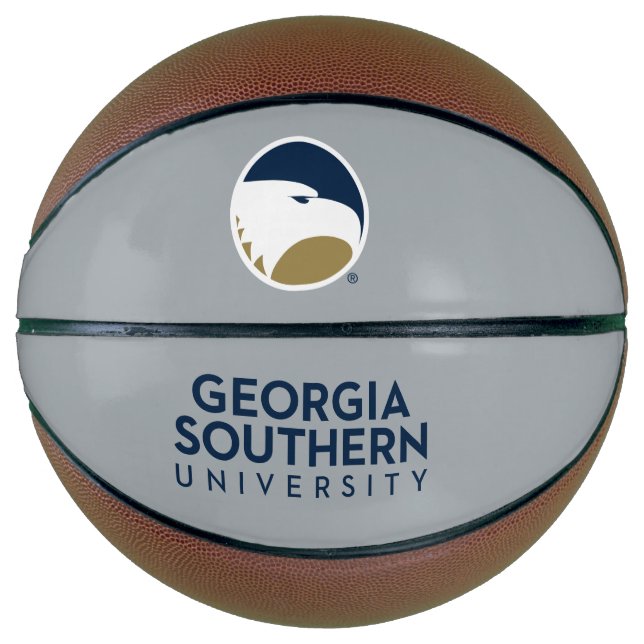 Georgia Southern University Logo & Text Basketball (Front)