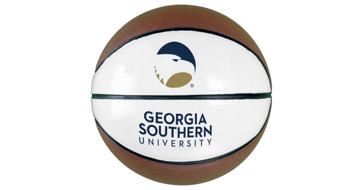 Georgia Southern University Logo Text Basketball Zazzle Com