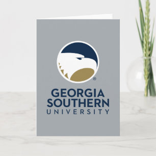 Georgia Southern University Logo & Text Card