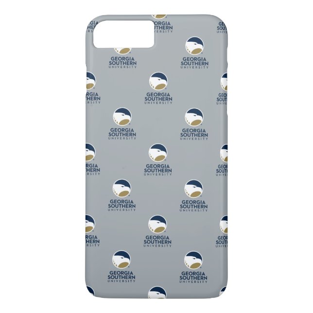 Georgia Southern University Logo & Text Case-Mate iPhone Case (Back)