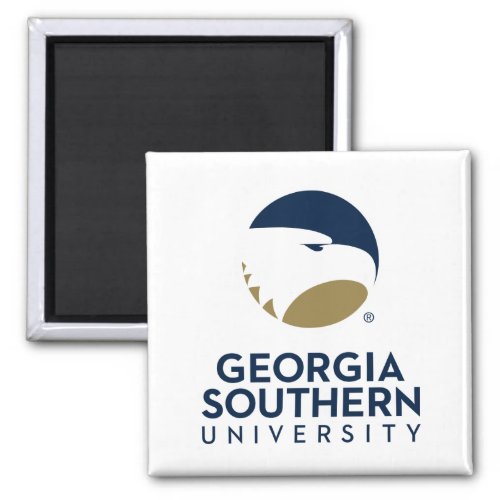 Georgia Southern University Logo  Text Magnet