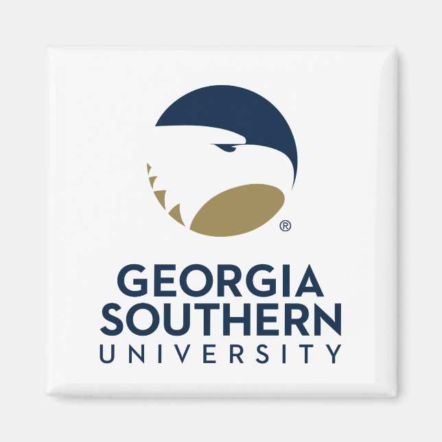 Georgia Southern University Logo & Text Magnet (Front)