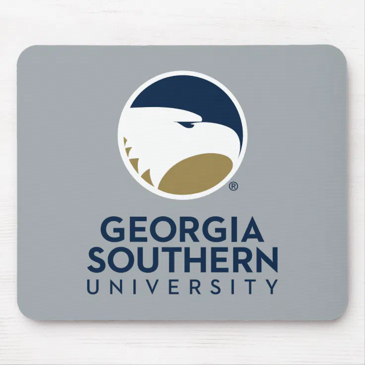 Georgia Southern University Logo & Text Mouse Pad | Zazzle