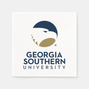 Georgia Southern University Logo & Text Napkins