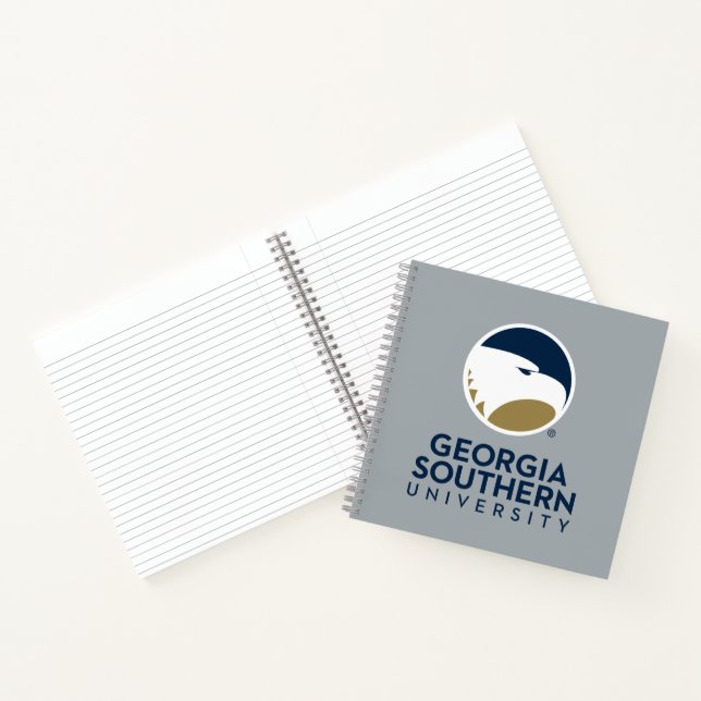 Georgia Southern University Logo & Text Notebook (Inside)