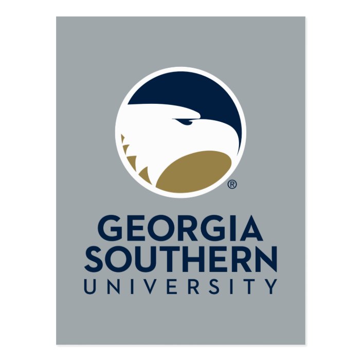 Georgia Southern University Logo &amp; Text Postcard | Zazzle.com