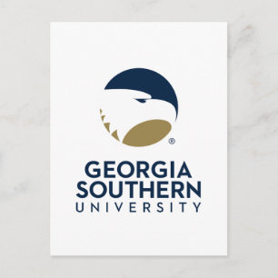 Georgia Southern University Logo & Text Postcard