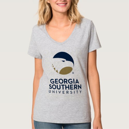 Georgia Southern University Logo  Text T_Shirt