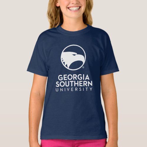 Georgia Southern University Logo  Text T_Shirt