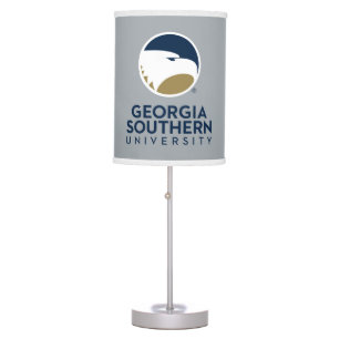 Georgia Southern University Logo & Text Table Lamp