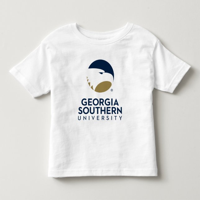 Georgia Southern University Logo & Text Toddler T-shirt (Front)