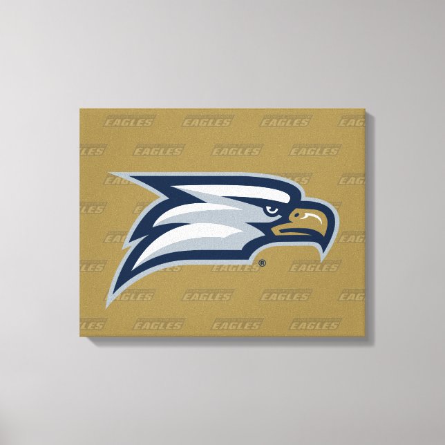 Georgia Southern University Logo Watermark Canvas Print (Front)