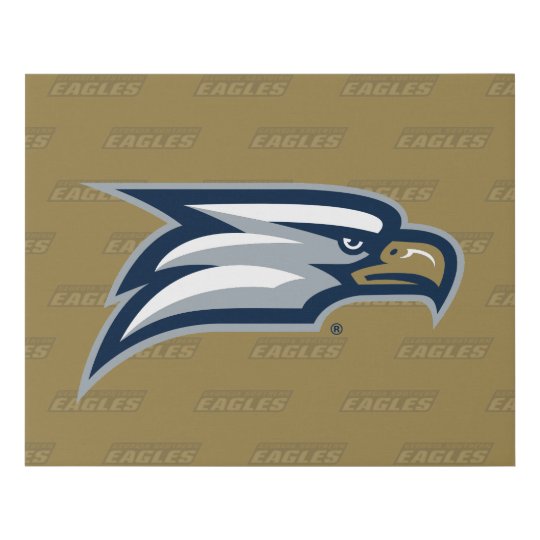 Georgia Southern University Logo Watermark Faux Canvas Print | Zazzle.com