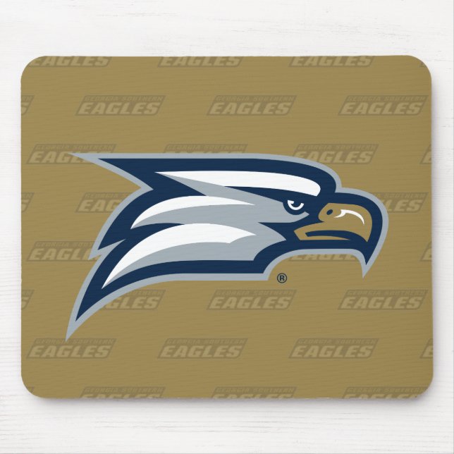 Georgia Southern University Logo Watermark Mouse Pad (Front)