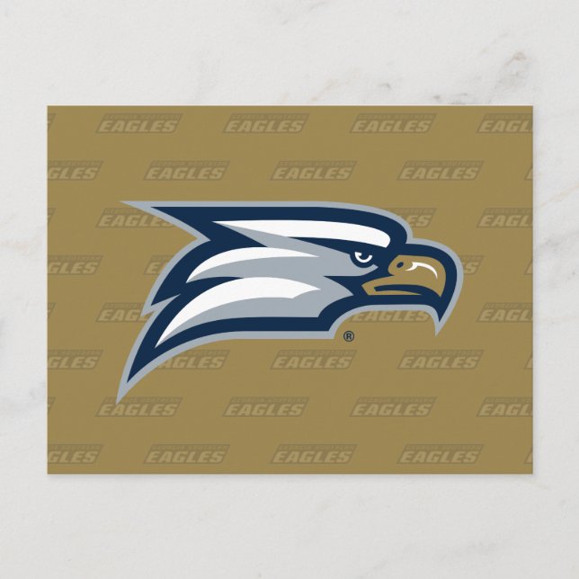 Georgia Southern University Logo Watermark Postcard (Front)