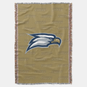Georgia Southern University Logo Watermark Throw Blanket