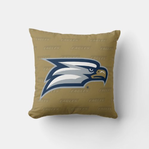 Georgia Southern University Logo Watermark Throw Pillow