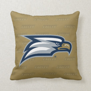 Georgia Southern University Logo Watermark Throw Pillow