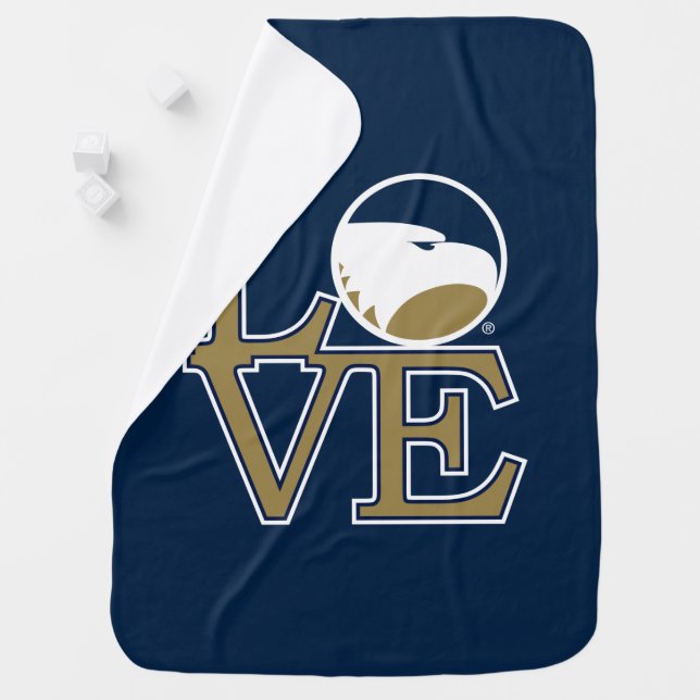 Georgia Southern University Love Baby Blanket (In Situ)