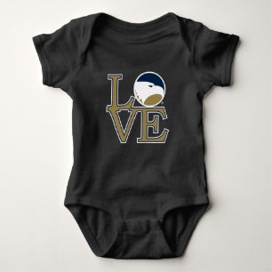 Georgia Southern University Love Baby Bodysuit