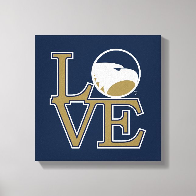 Georgia Southern University Love Canvas Print (Front)