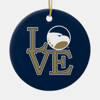 Georgia Southern University Love Ceramic Ornament