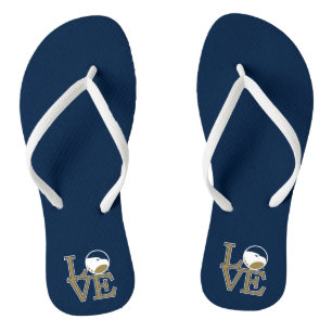 Georgia Southern University Love Flip Flops
