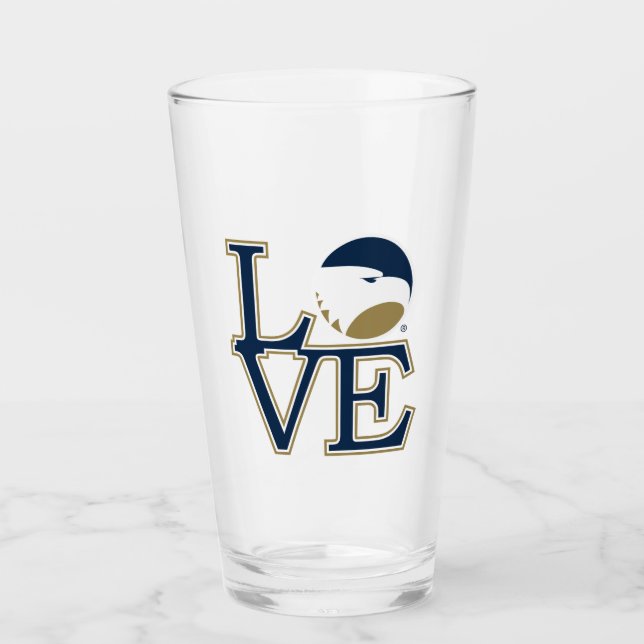 Georgia Southern University Love Glass (Front)
